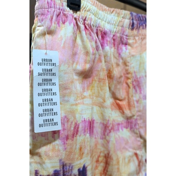 Urban Outfitters Corduroy Penelope Joggers Womens‎ Medium Tie Dye Print Pants - Picture 5 of 10